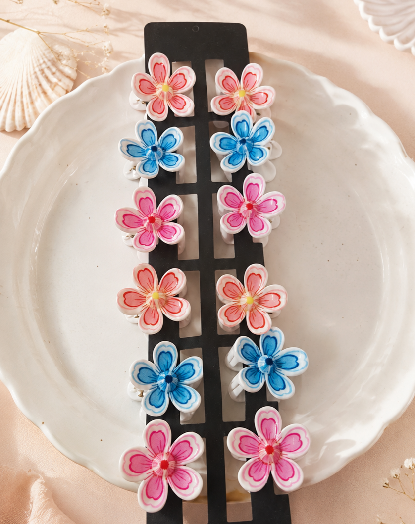Flower Claw clip Medium Size