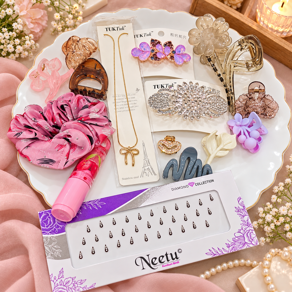 Elegant Women’s Hair Accessories Combo –  (Code:030)