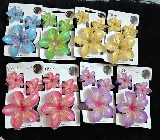 Flower Hair Claw Clip – Elegant Floral Hair Accessory