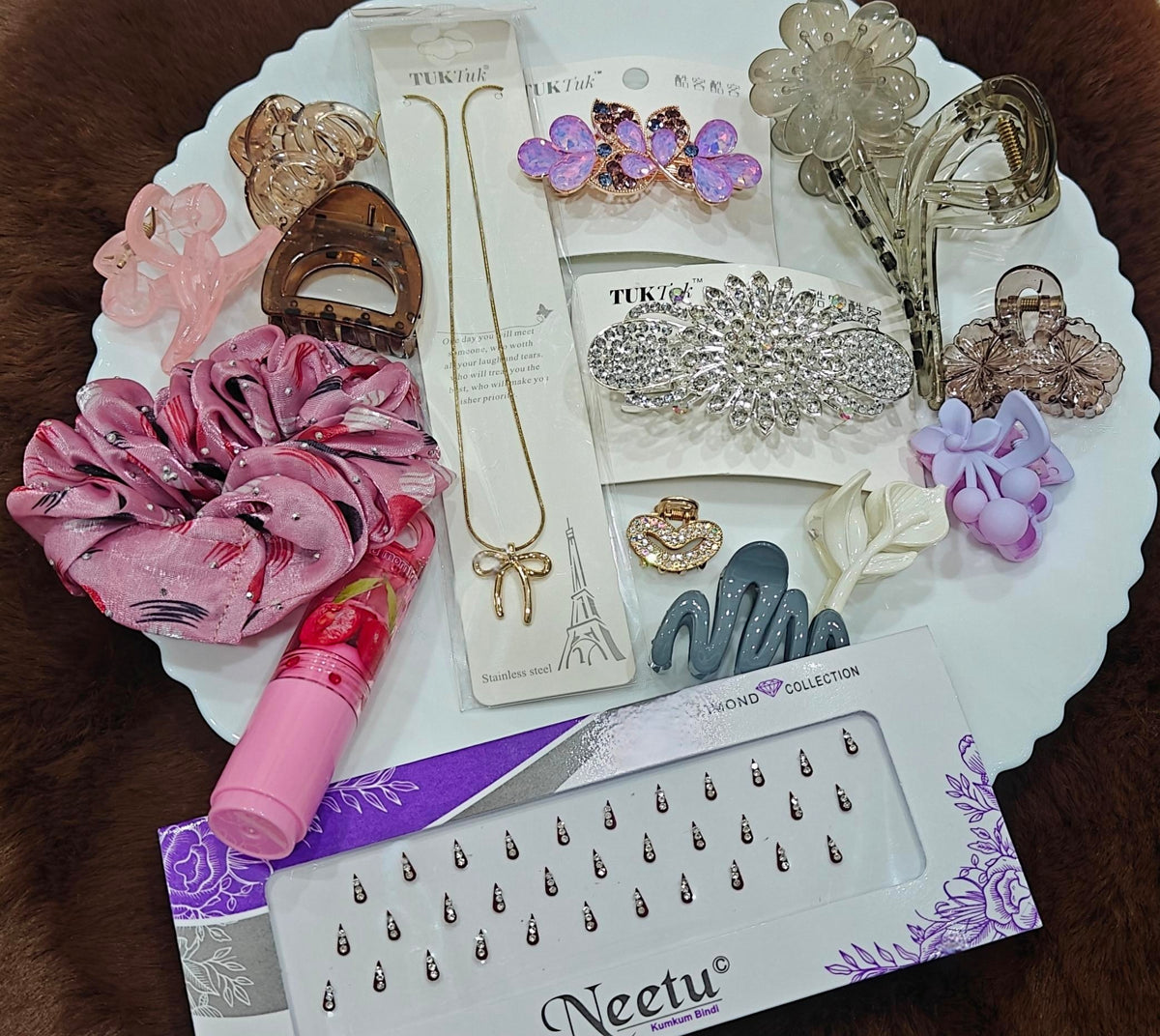 Elegant Women’s Hair Accessories Combo –  (Code:030)