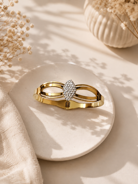 Classic Gold Crystal Bracelet