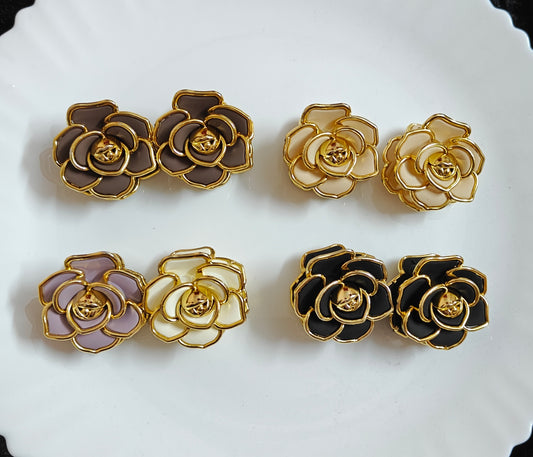 Luxury Rose Hair Claw Clip – Medium size