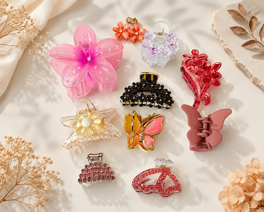 Stylish Hair Claw Clips – Trendy Collection ✨🌸