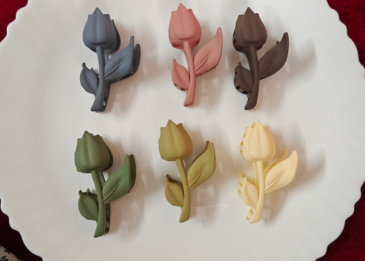 Tulip Hair Claw clip