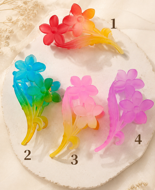 🌸 Floral Hair Clip