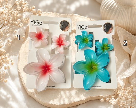 Elegant Floral Hair Clips 🌸