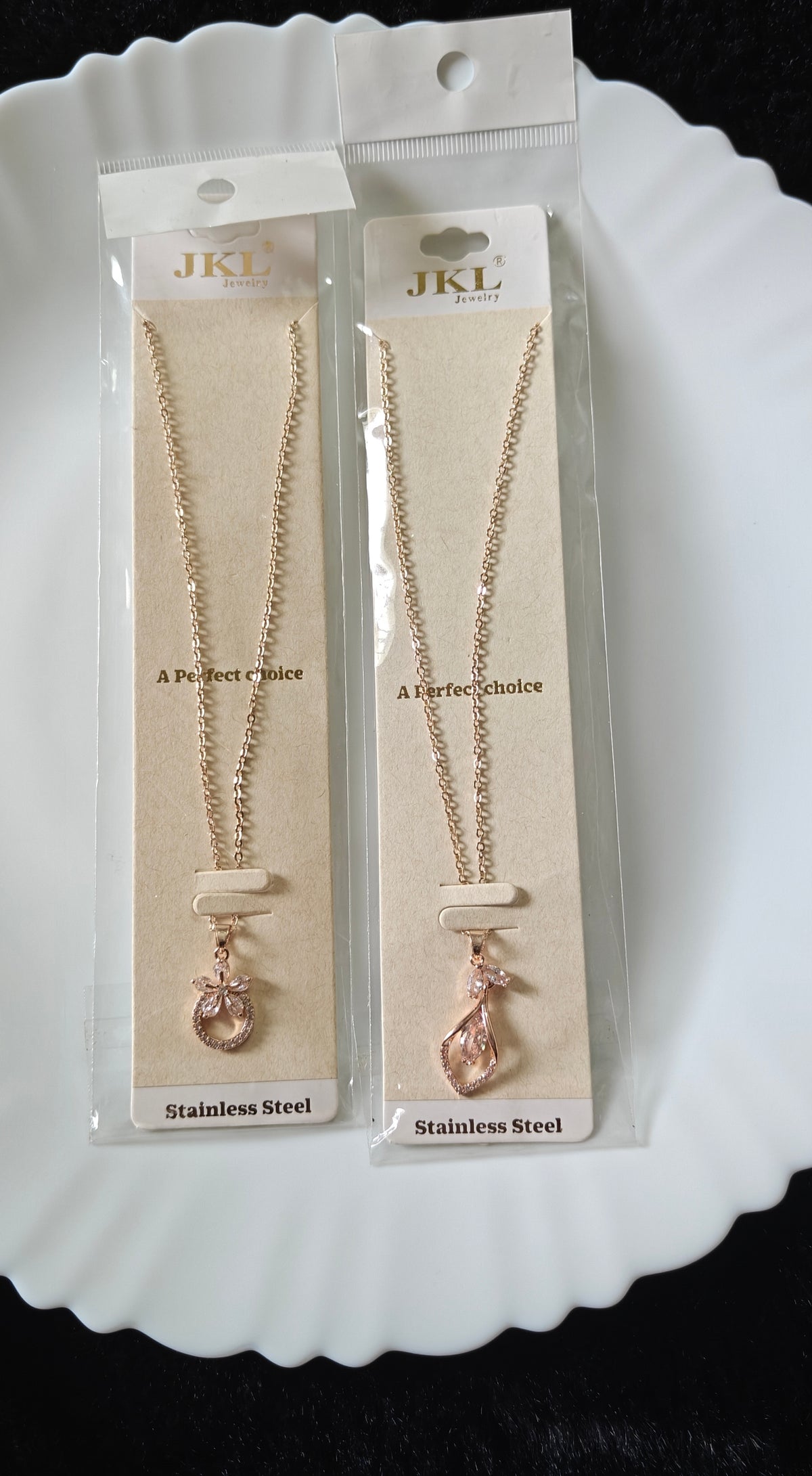 Rose Gold Pendant Necklace