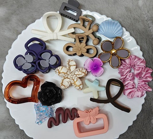 17 CLIPS Premium Hair Accessories (Code:010)