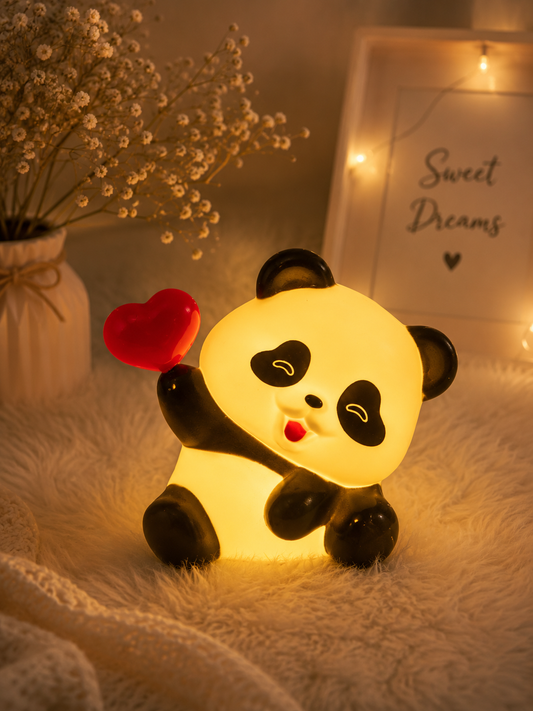 🐼 Heart Panda LED Night Lamp