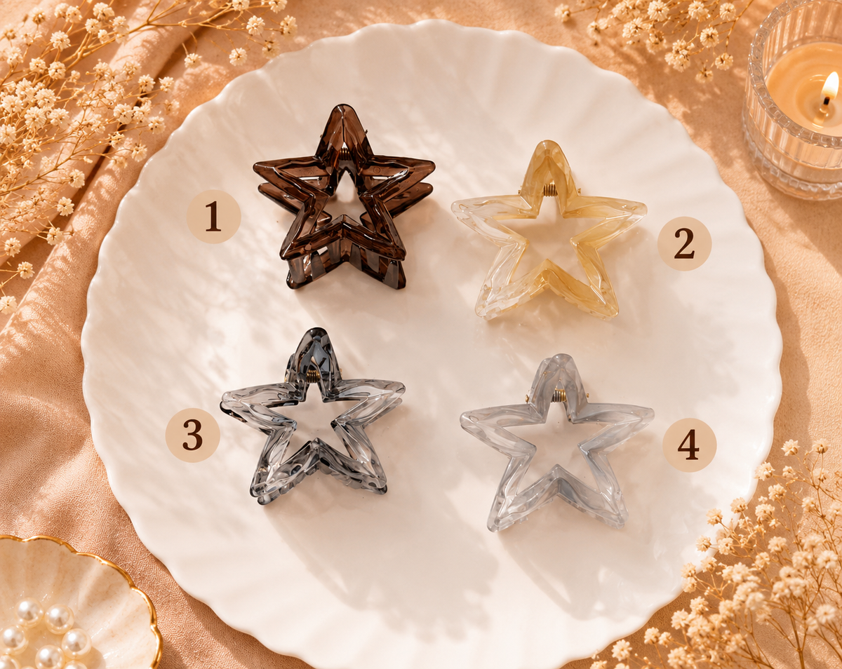 ⭐ Star Shape Claw Clip
