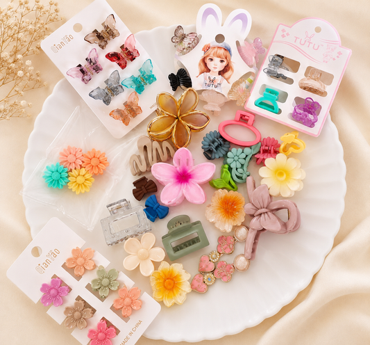 Premium Hair Accessories Mega Combo Set – (Code:019)