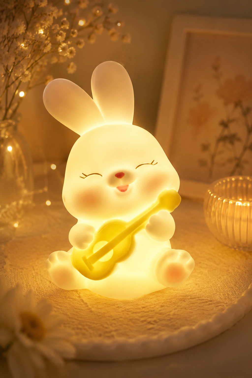 Rabbit panda light lamp