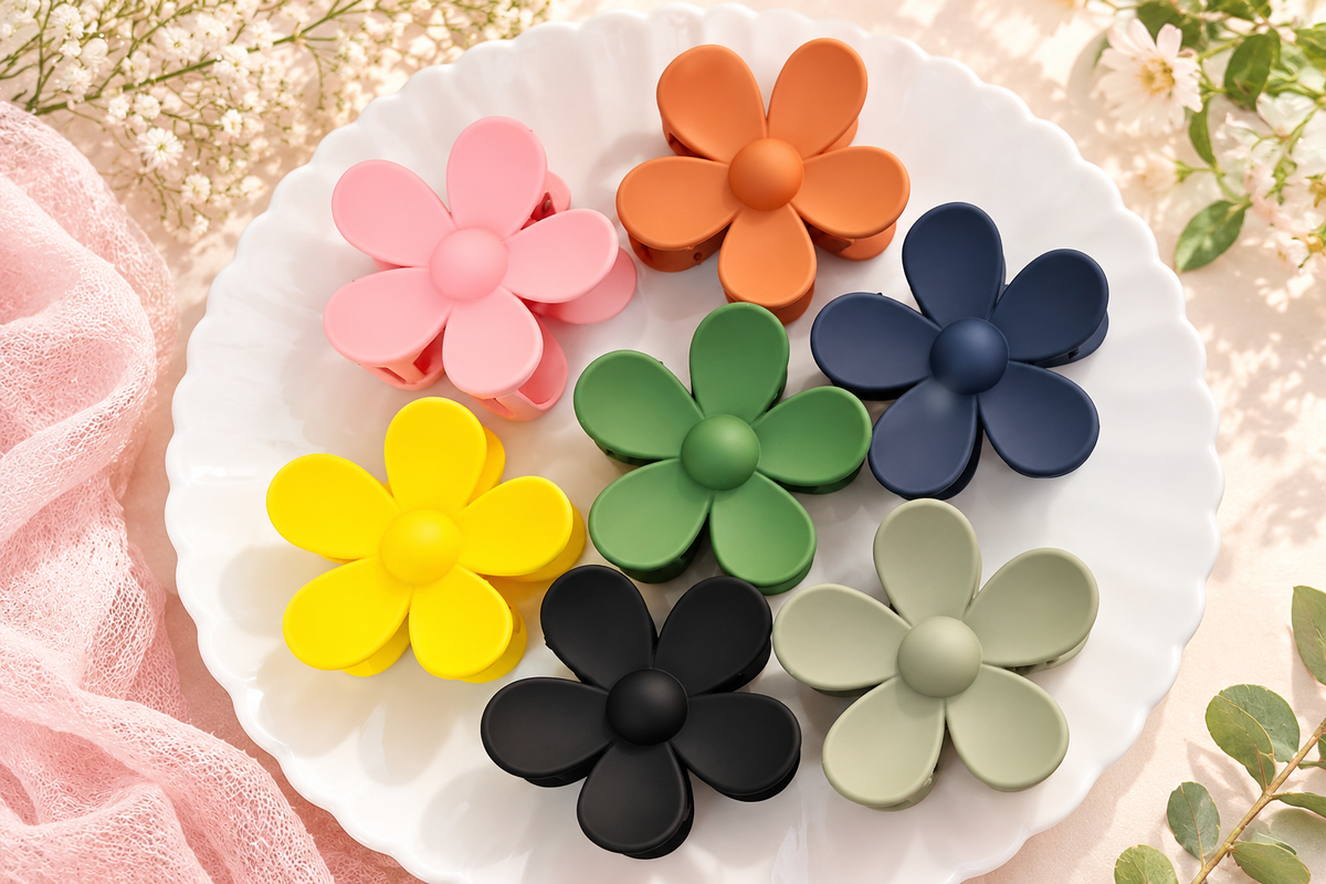 🌸 Daisy Flower Hair Claw Clip 🌸